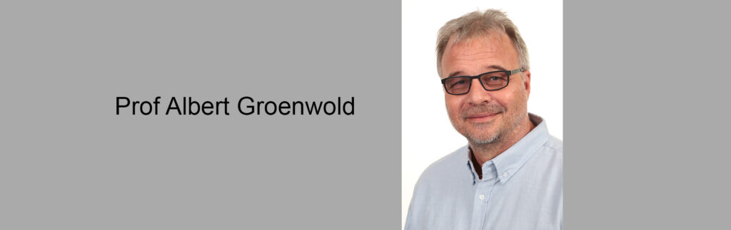 Passing of Prof Albert Groenwold mourned